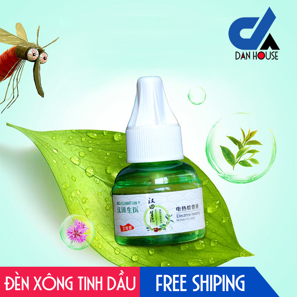 Đèn xông tinh dầu đuổi muỗi và côn trùng tinh chất thiên nhiên