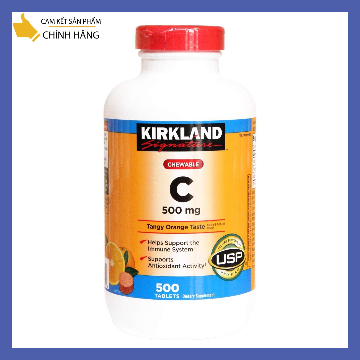 Viên bổ sung kirkland - vitamin c 500mg, 1000mg - 500 viên .
