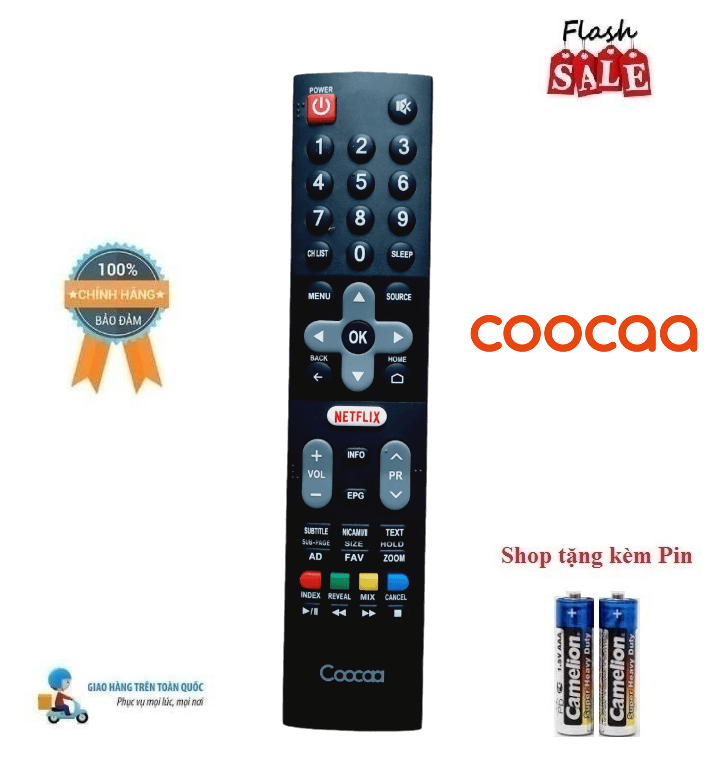 Remote Điều khiển tivi Coocaa LCD LED Smart TV