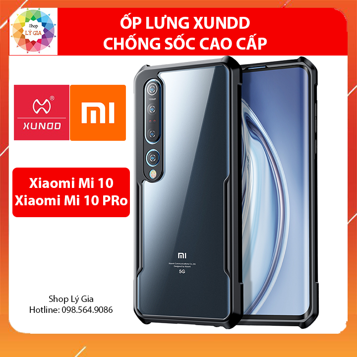 Ốp chống sốc xundd cho xiaomi mi 10 / mi 10 pro