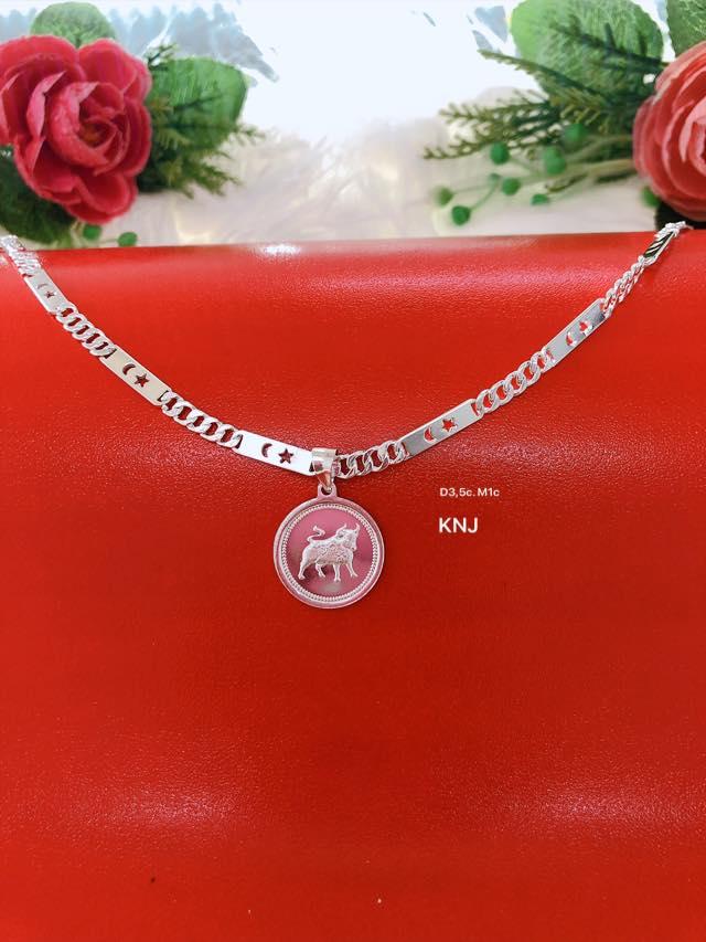 1 Mặt dây chuyền hình 12 con giáp bằng bạc (Chỉ bán mặt)