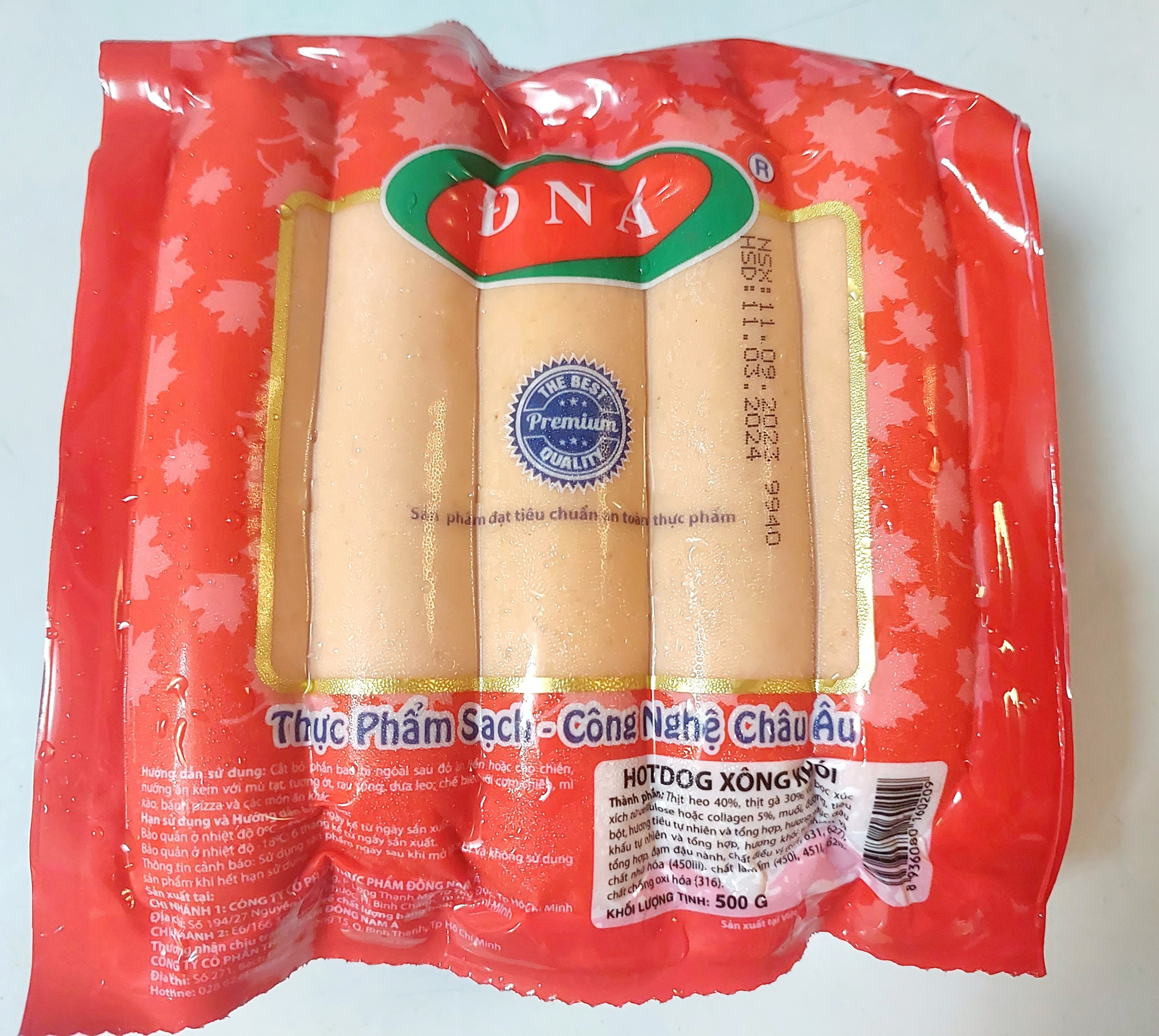 500g xúc xích đức đna_giao hỏa tốc 2h