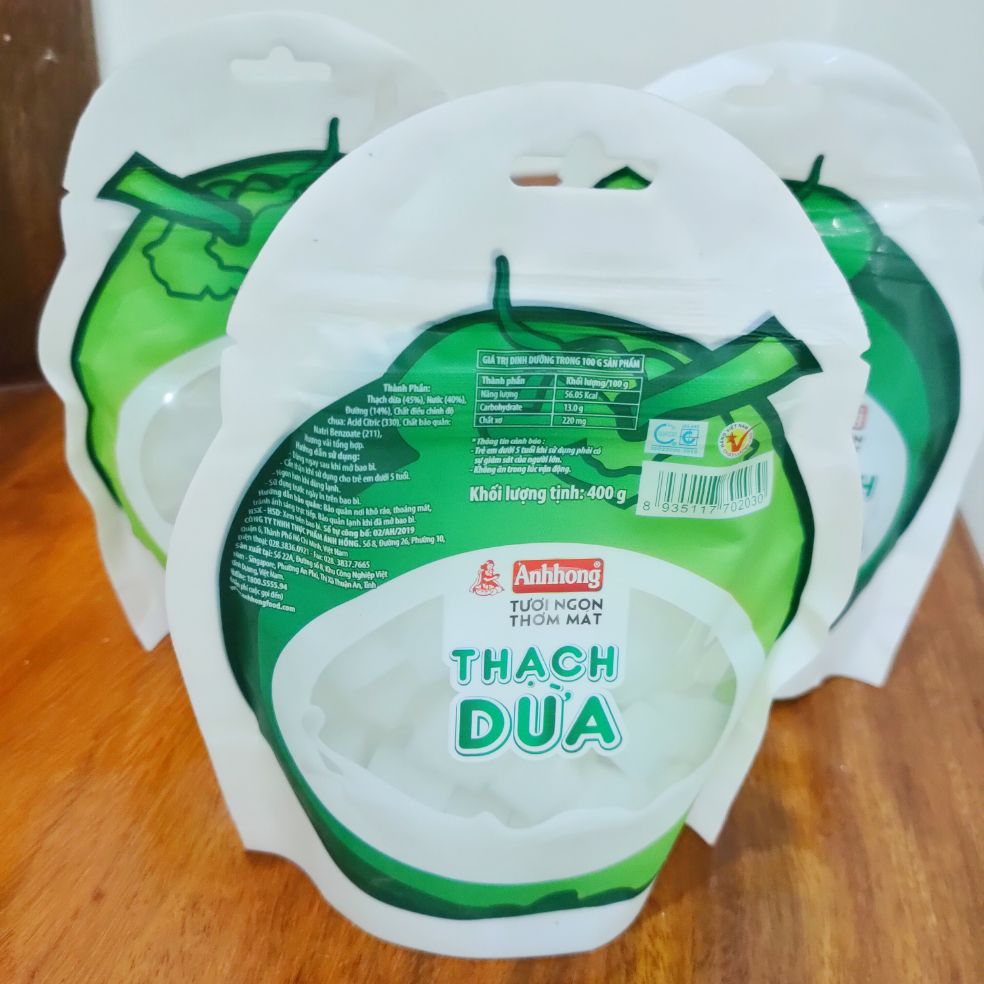 Túi thạch dừa ÁNH HỒNG NGON NGỌT