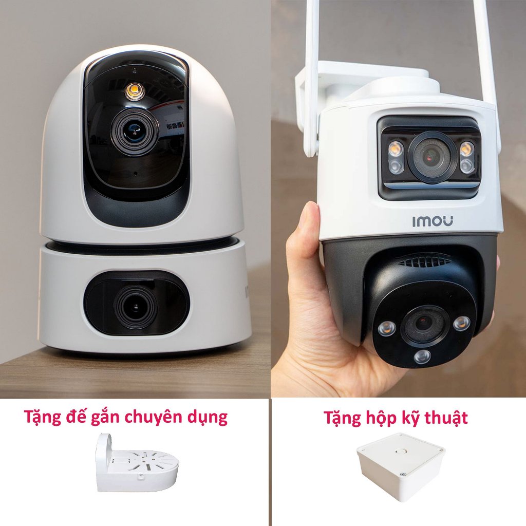 Camera Wifi IMOU 2 MẮT 10MP Trong Nhà S2XP-Ngoài Trời S7XP Xoay 360-Có Chế Độ Nhìn Đêm-Bảo hành 24 Tháng