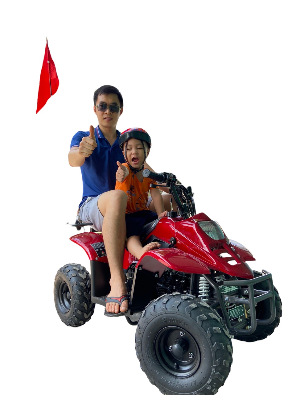 xe atv bốn bánh chạy điện bình 36v500w bản full option đèn nháy blutooth   Shopee Việt Nam