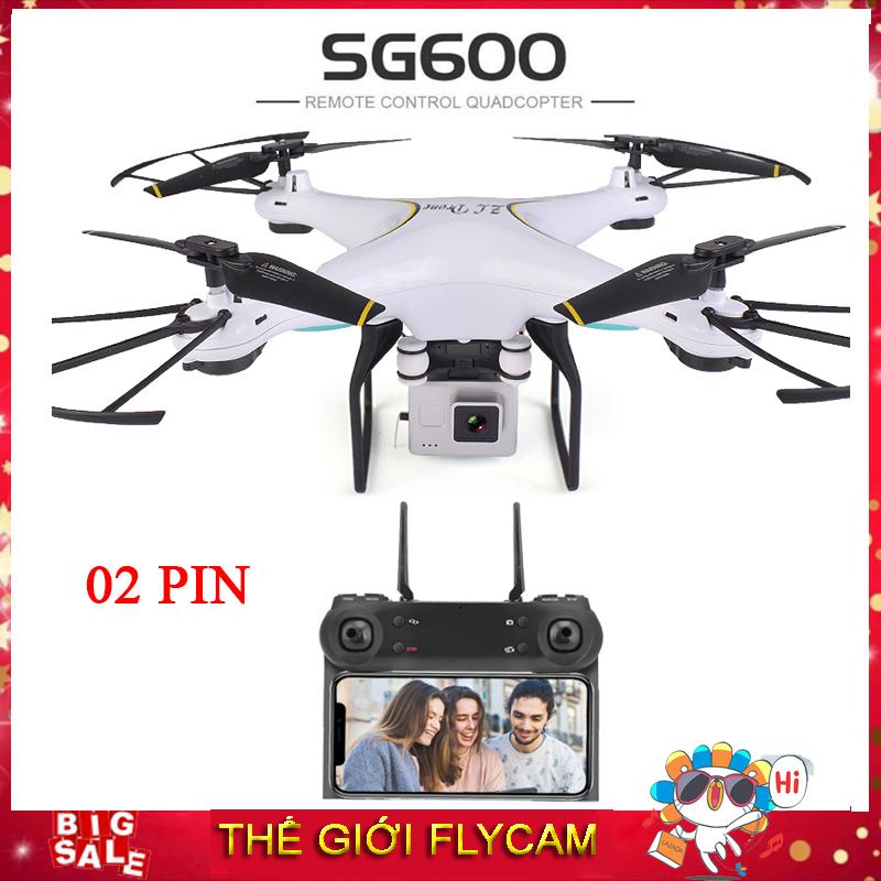 Flycam sg600 camera hd 720p góc rộng, nhào lộn 360 độ, tự quay về, camera chống rung