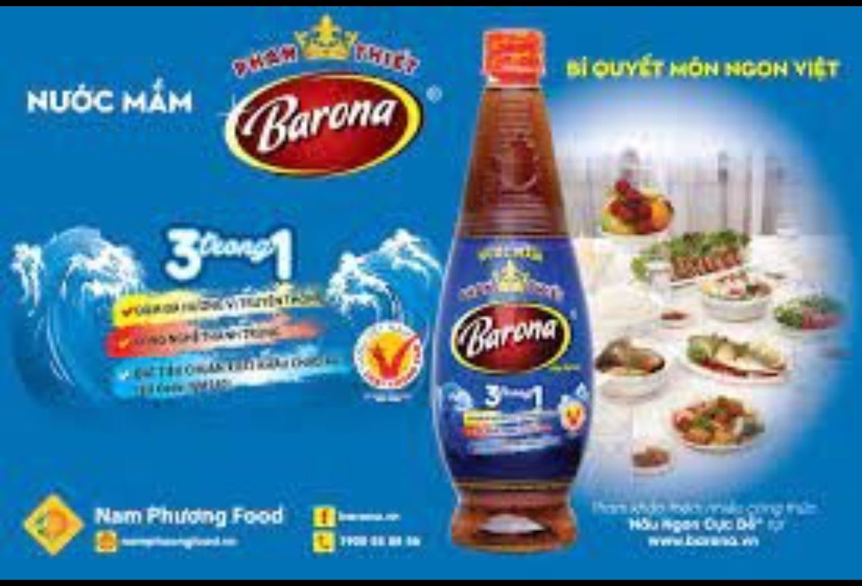Nước mắm phan thiết barona 3 trong 1