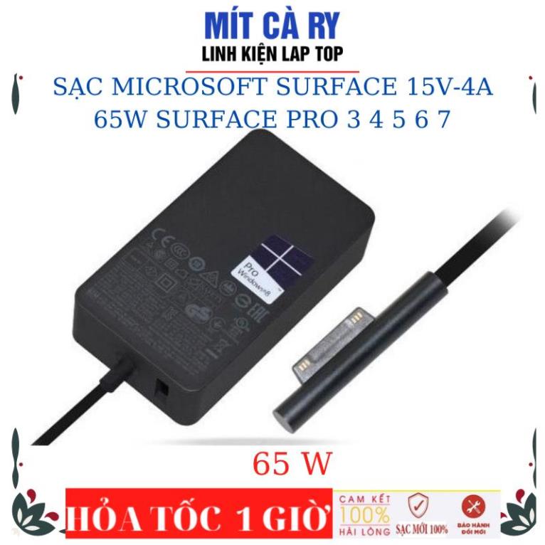 Sạc microsoft surface 15v-4a-65w surface pro 3 4 5 6 7 microsoft surface 1706 surface book surface laptop