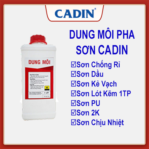 DUNG MÔI PHA SƠN chuyên dụng cho hãng sơn CADIN ( Bình 1Lít )