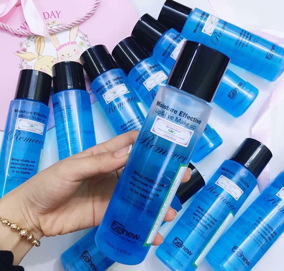 Nước tẩy trang sạch da trắng mịn Moisture Effective Make Up Remover BENEW Hàn Quốc 150ml