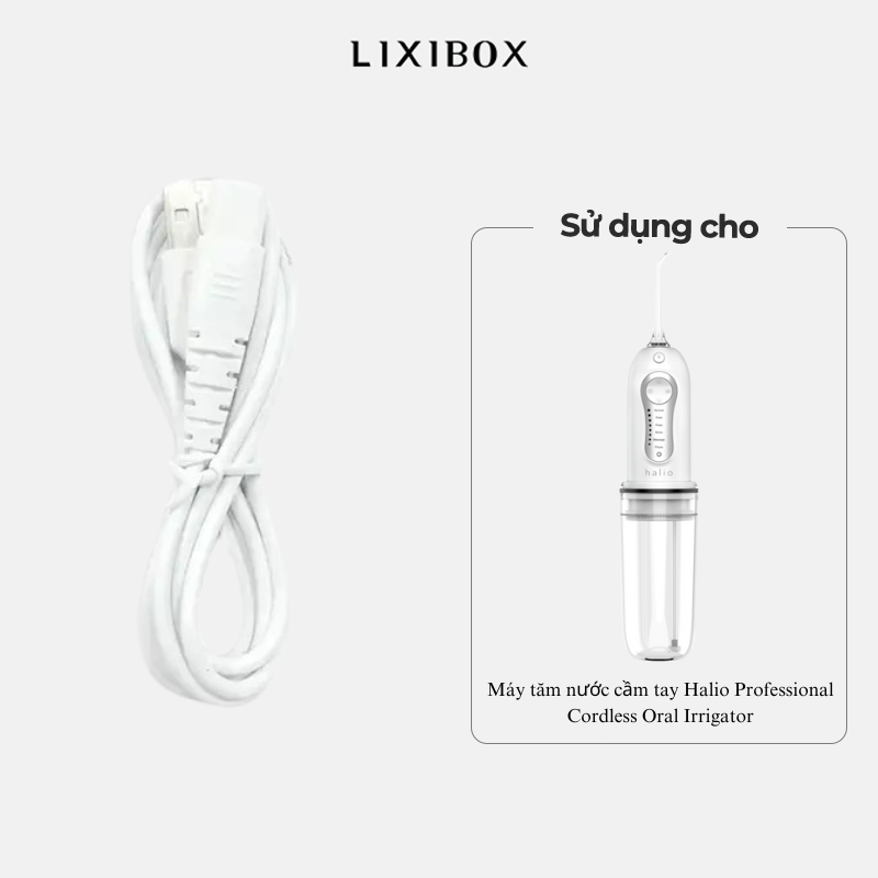 Dây Sạc Máy tăm nước Halio Professional Cordless Oral Irrigator
