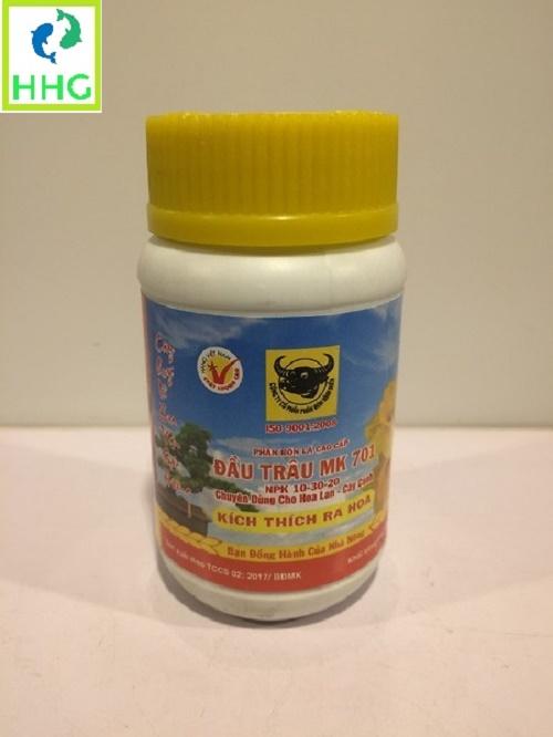 Phân Bón Lá Đầu Trâu 701 kích cây ra hoa - Chuyên Dành Cho Hoa Lan, Cây Kiểng, Hộp 100gr