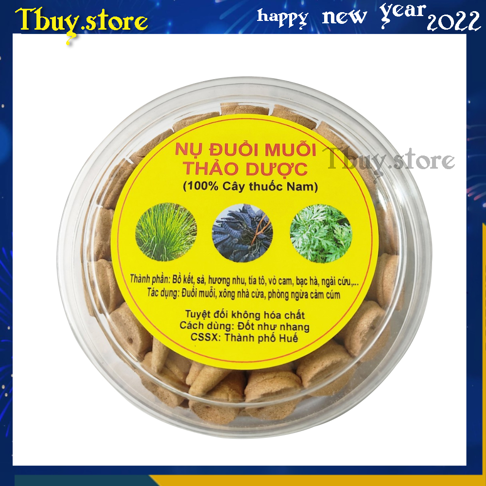 Nụ Đuổi Muỗi, Nhang Nụ Thảo Mộc Tự Nhiên, Trầm Đuổi Muỗi Rất An Toàn Và Đạt Hiệu Quả Cao (Hộp 42 Nụ)