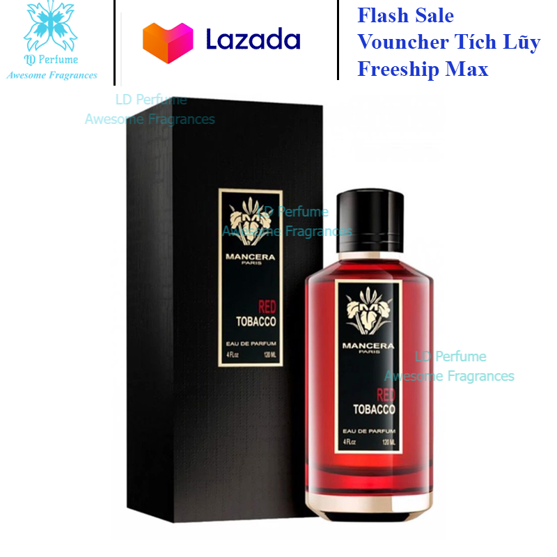 Nước hoa unisex mancera red tobacco - edp full 120ml