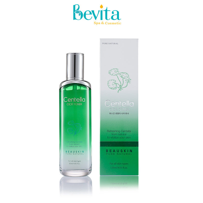 [HCM]Nước hoa hồng phục hồi da mụn Beauskin Centella Cica 120ml nước hoa hồng cho da dầu - Bevita