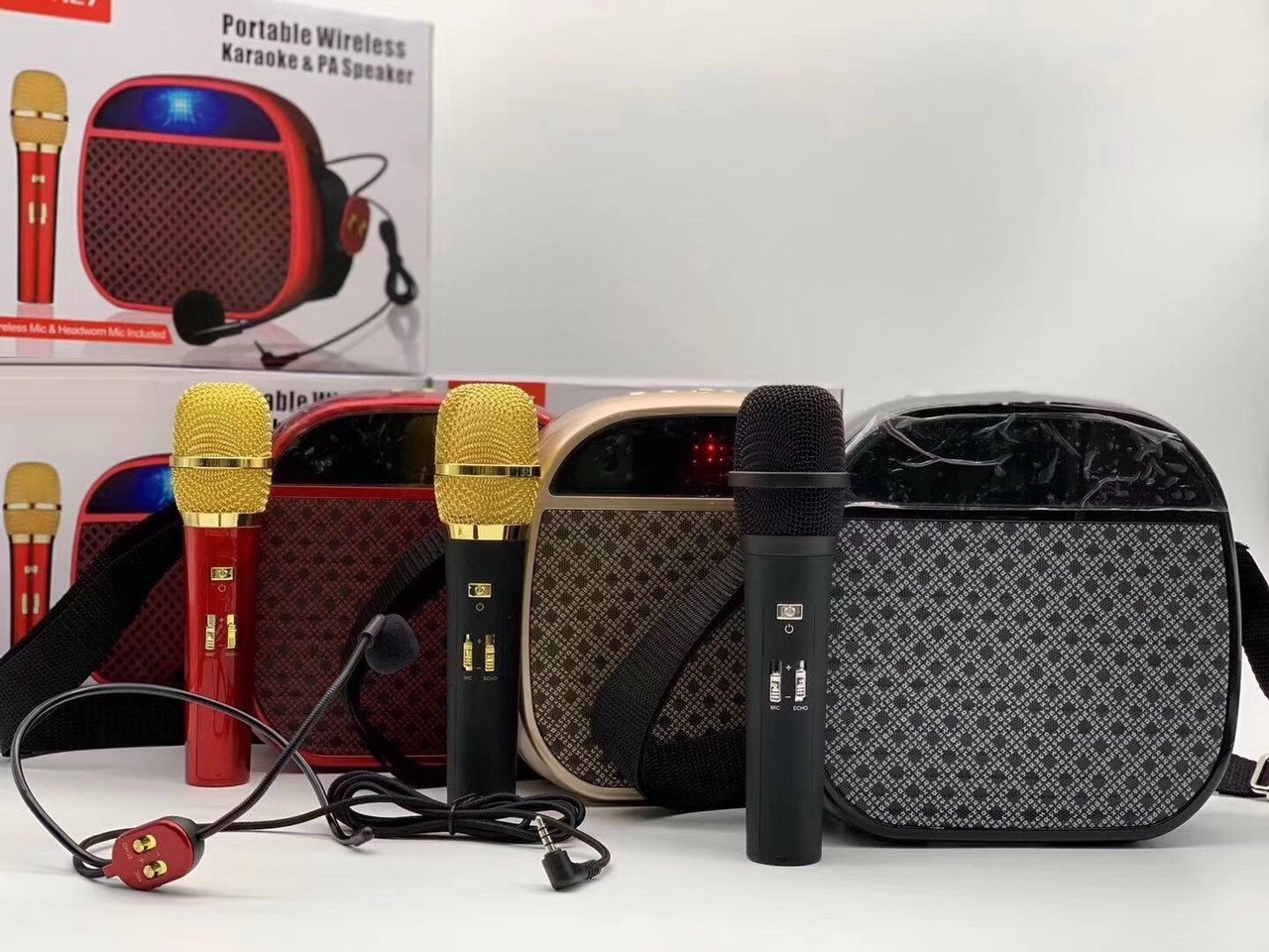 [HCM]Loa Bluetooth Karaoke Đa Năng Kèm Micro Không Dây Karaoke YS-A25 Kết Nối Bluetooth Có Quai Xách Tiện ÍCh Âm Bass Sống Động Chất Lượng Cao BẢO HÀNH 12 THÁNG