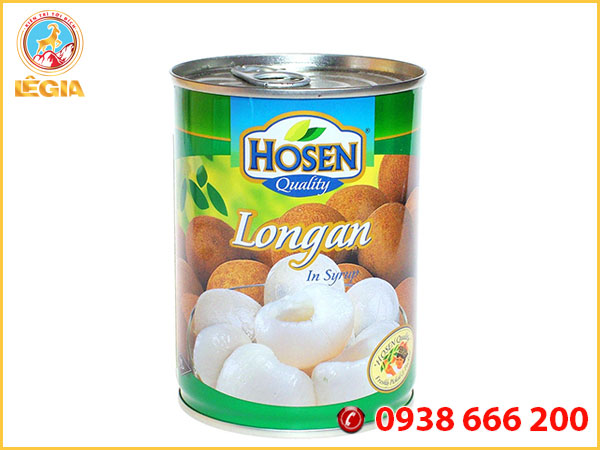 Nhãn ngâm hosen 565gr - hosen longan in syrup