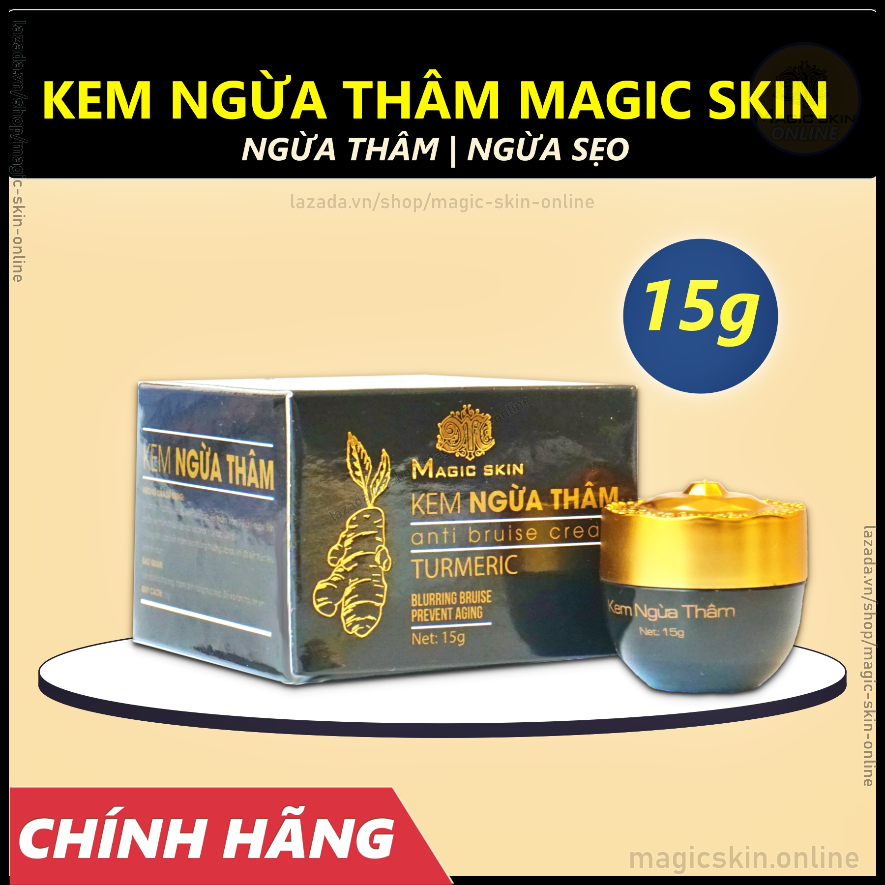 Kem ngừa thâm Magic Skin Anti Bruise Cream 👍 Ngừa thâm sẹo dưỡng ẩm PHỤC HỒI LÀN DA ✔ CHÍNH HÃNG