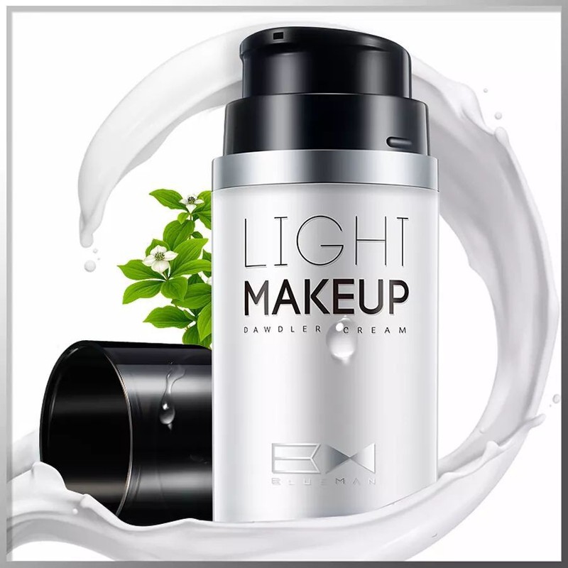 Kem Nền Che Khuyết Điểm - Kem Trang Điểm, Dưỡng Ẩm, Chống Nắng Light Makeup (6 in 1) Cao Cấp Cho Nam