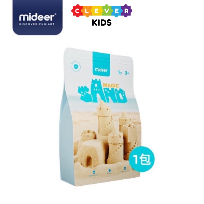 Túi cát động lực 1kg cho bé chính hãng mideer magic sand - cleverkids