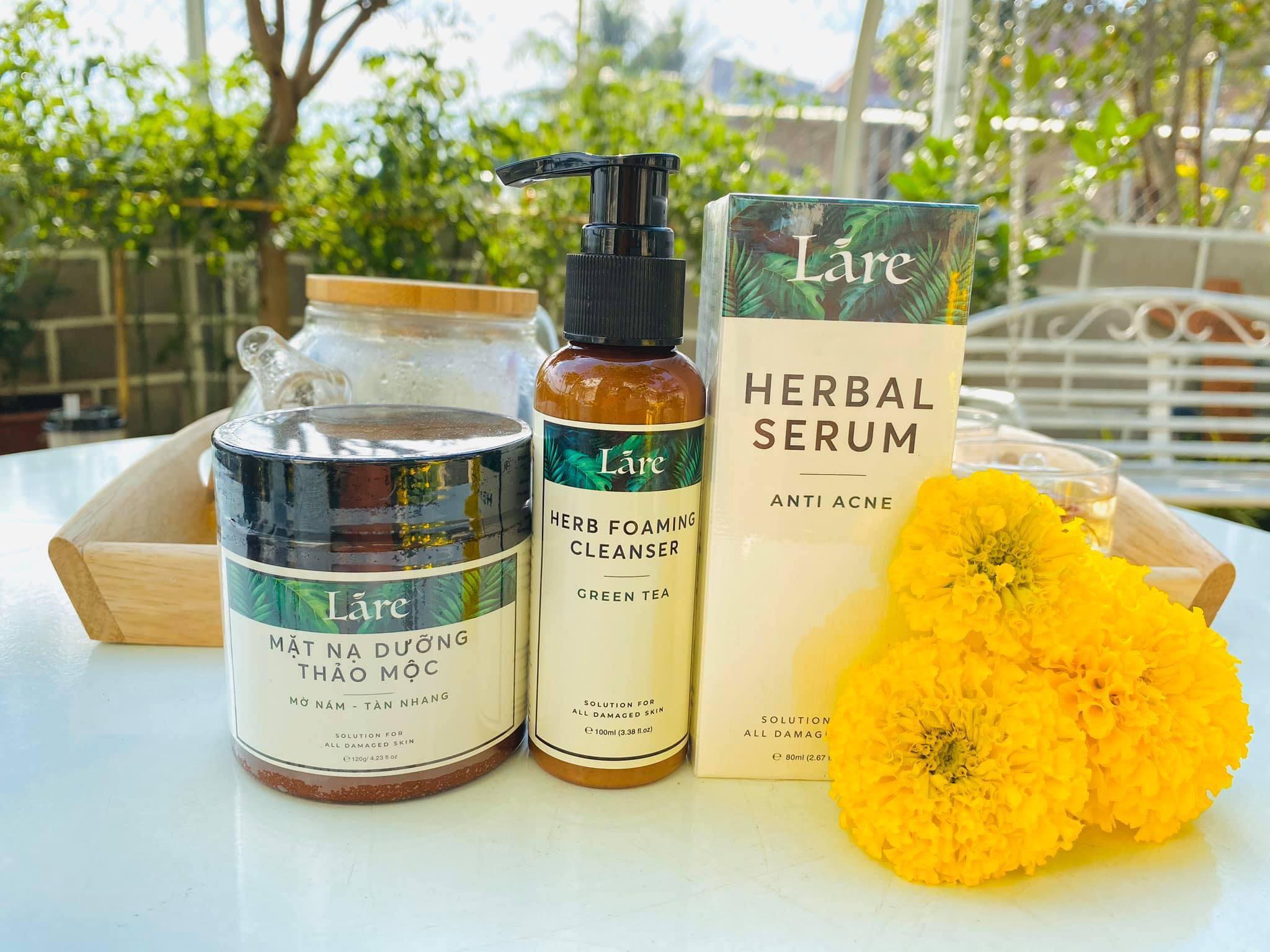 Combo 3 sản phẩm loại bỏ nám tàn nhang của láre thanh dược