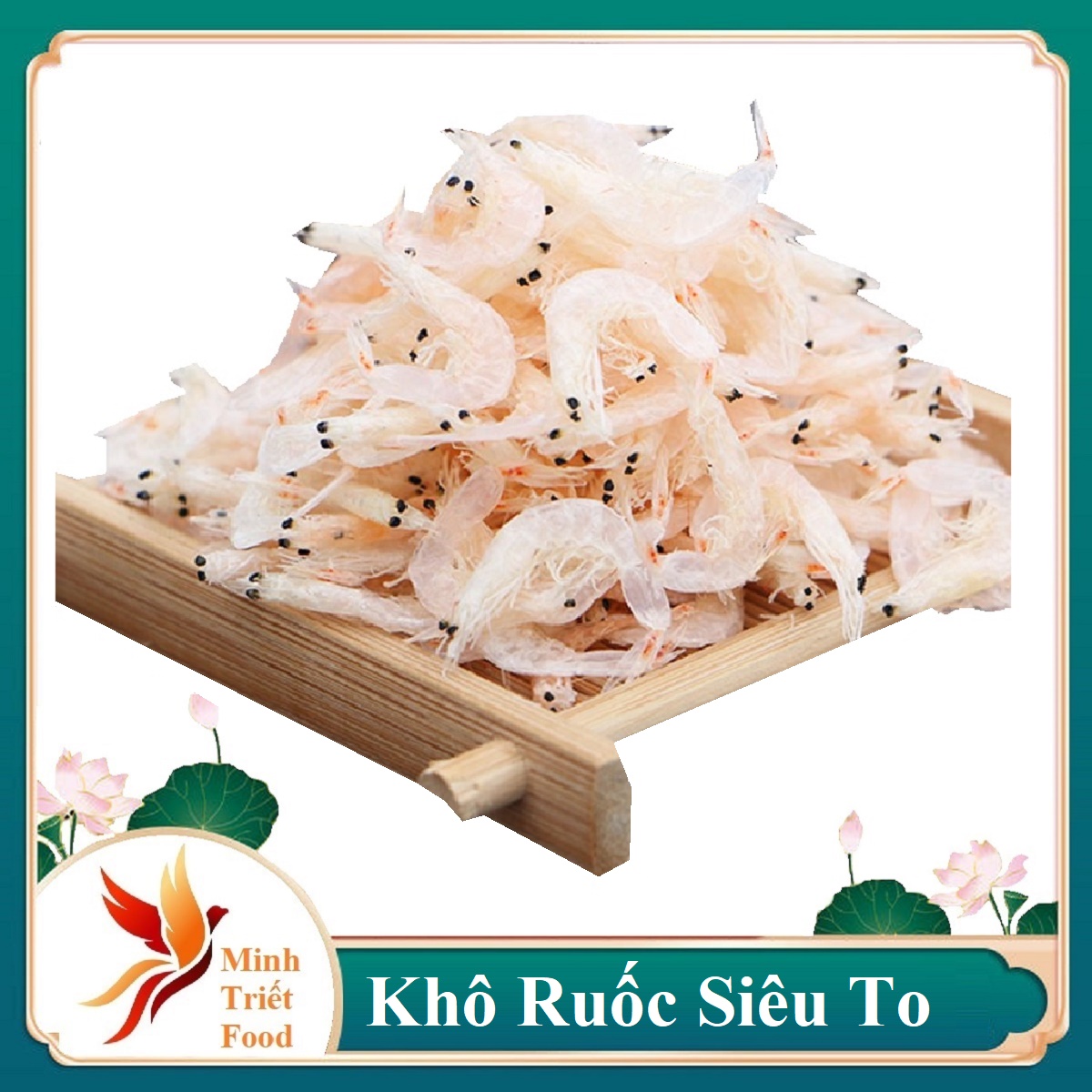 Tép Biển Khô (Ruốc Khô)1 KG RUỐC SẠCH NGON MINH TRIẾT  CÀ MAU