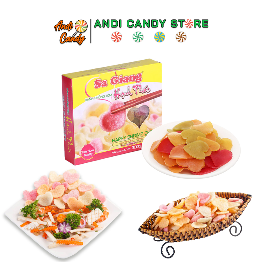 Bánh phồng tôm hạnh phúc sa giang 200gr
