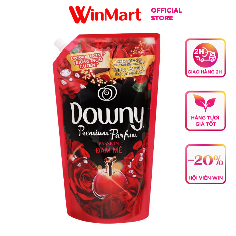 [Siêu thị WinMart] - Nước xả Downy hương đam mê túi 1,4kg