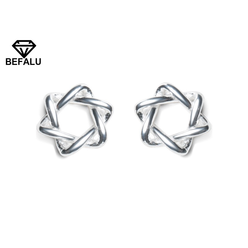 Khuyên Tai Nữ Bạc Thật Phong Cách Hàn Quốc BT21 - BEFALU