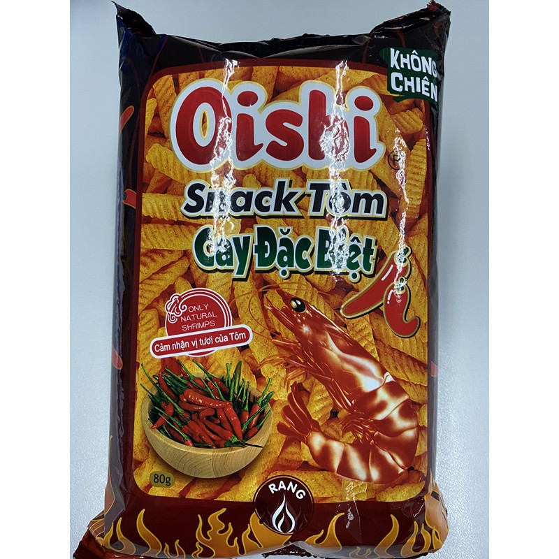 Snack Tôm Cay Oishi Đặc Biệt 80g