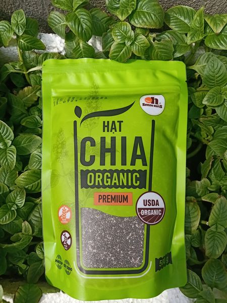 Hạt chia đen Peru Hữu cơ 500gr