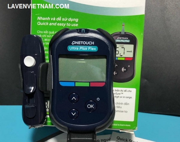 Máy Đo Đường Huyết One Touch Ultra Plus Flex Johnsons & Johnson ( Tặng kèm lọ 25 que thử )