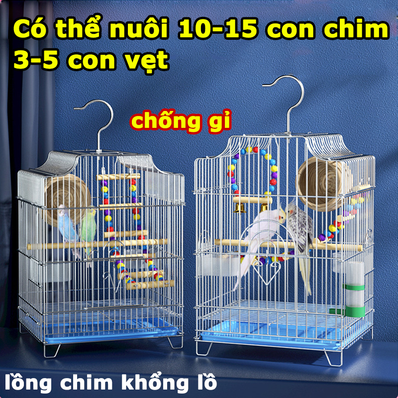 kích thước lớn 33x30x44cm Lồng chimchuồng chimcó thể treo đượcLồng màu hồng trắng xanhthép không rỉlồng chim inoxchuồng chim vẹtlồng vẹtlồng cũilong chim vetlồng chim chào màochuồng chim lắp ghéplồng chim chào màlồng chào màolồng nuôi vẹt