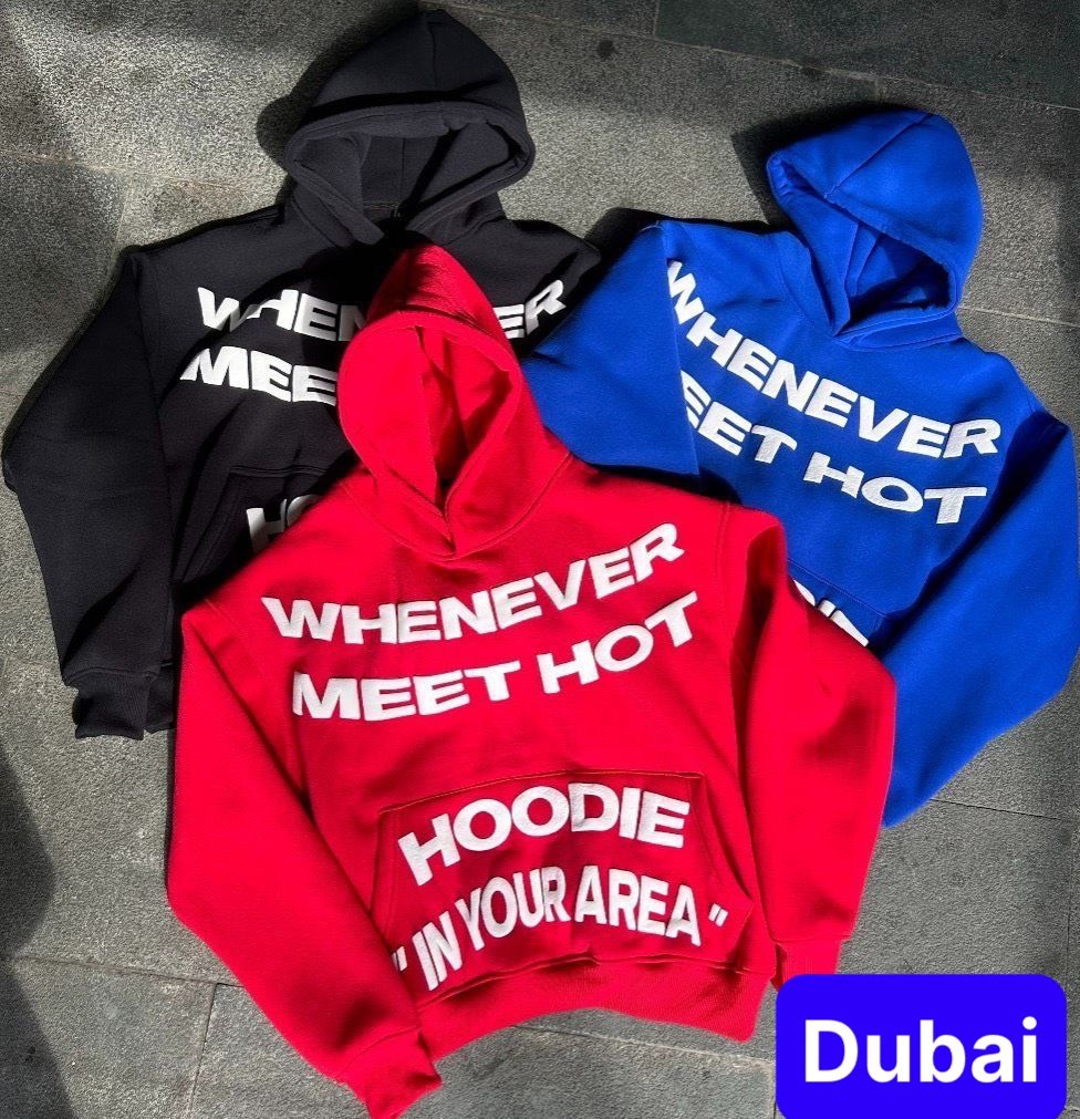 ÁO HOODIE LÓT NHUNG TAY DÀI OVERSIZE IN CHỮ NỔI TRẮNG WHENEVER PHONG CÁCH HÀN QUỐC PHONG CÁCH HOT TREND 2024 - DUBAI FASHION