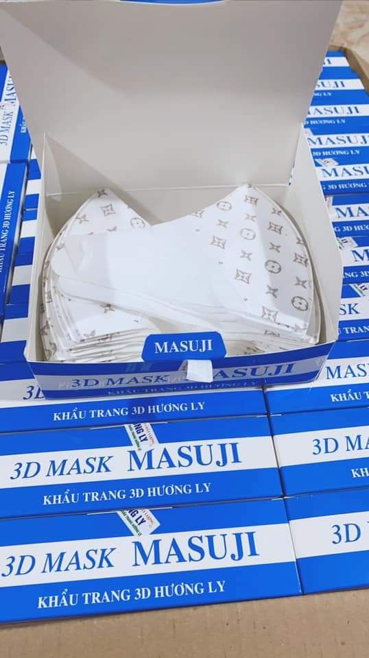 2 hộp khẩu trang 3D LV ( 100 chiếc)