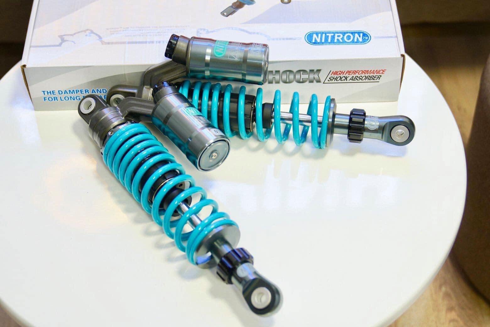 Phuộc sau Nitron bình dầu gắn Wave , Dream , Future , Cub