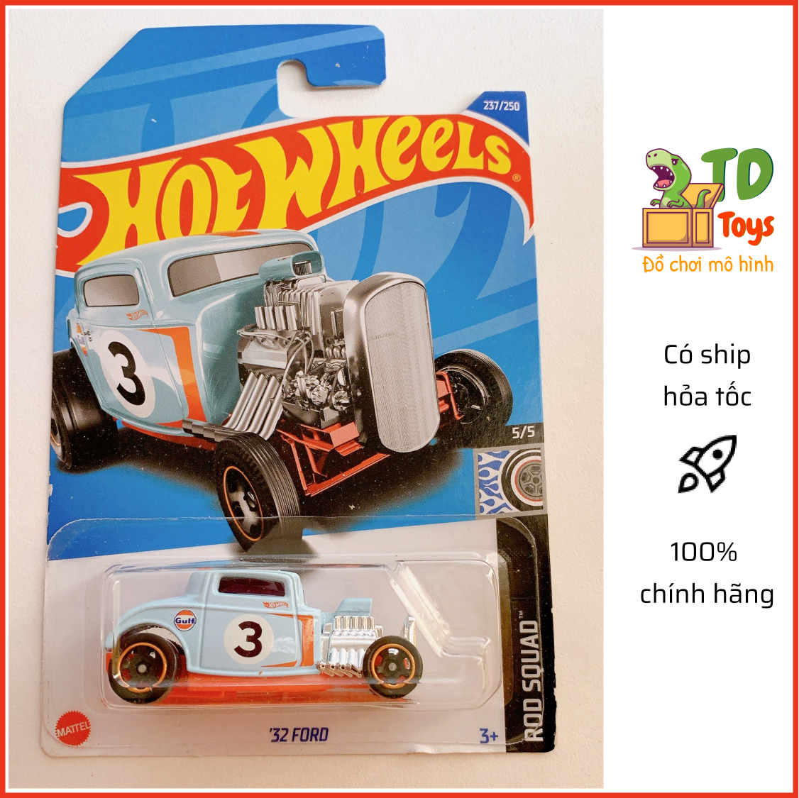 [HCM]Xe Mô Hình Chính Hãng HotWheels - 32 Ford