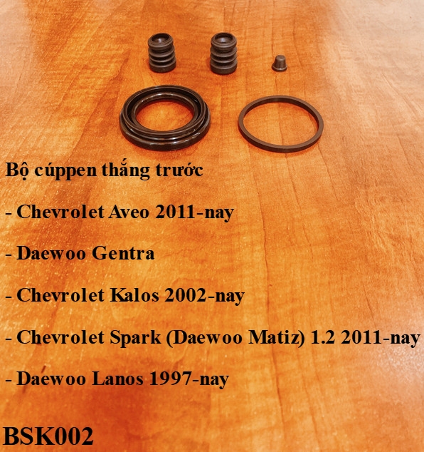 Cúppen cùm thắng trước xe chevrolet aveo 2011-nay, daewoo gentra, chevrolet kalos 2002-nay, chevrolet spark 1.2 2011-nay, daewoo lanos 1997-nay