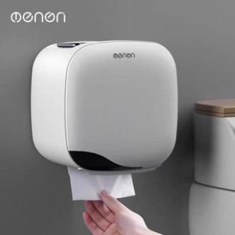 Hộp Đựng Giấy Vệ Sinh Đa Năng EONON, Dán Tường, Chống Nước 2 Ngăn