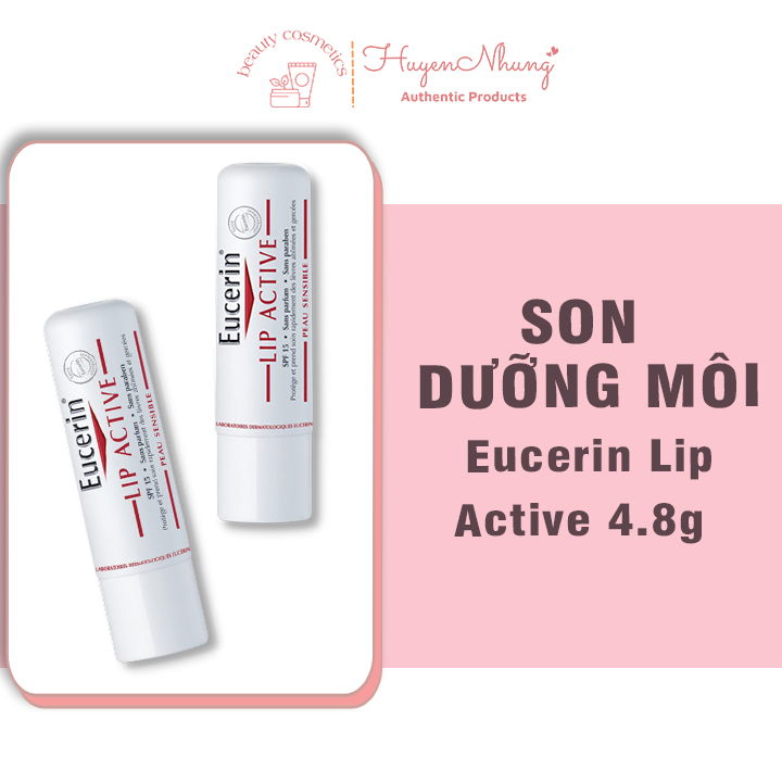 Son dưỡng môi eucerin lip active 4.8g