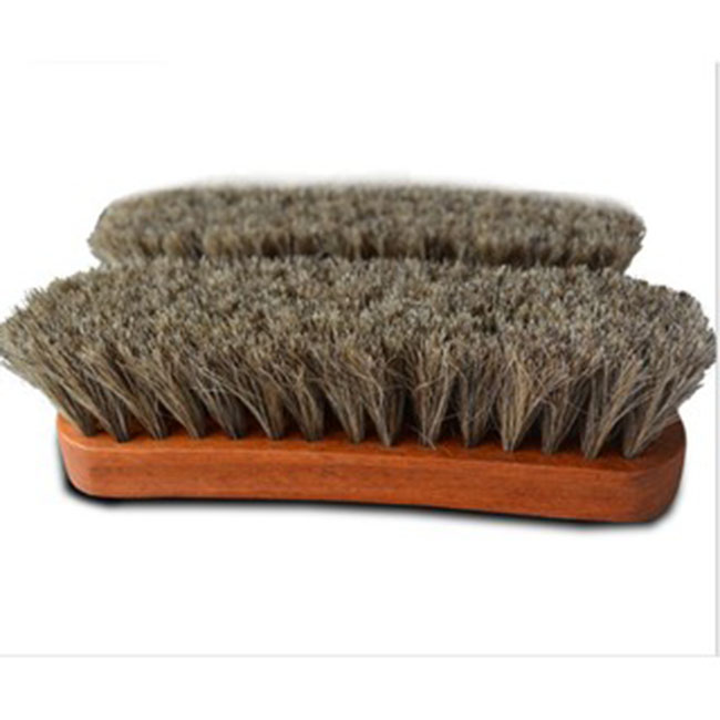 Bàn chải đánh giày lông ngựa linh hoạt không bị bẩn tay