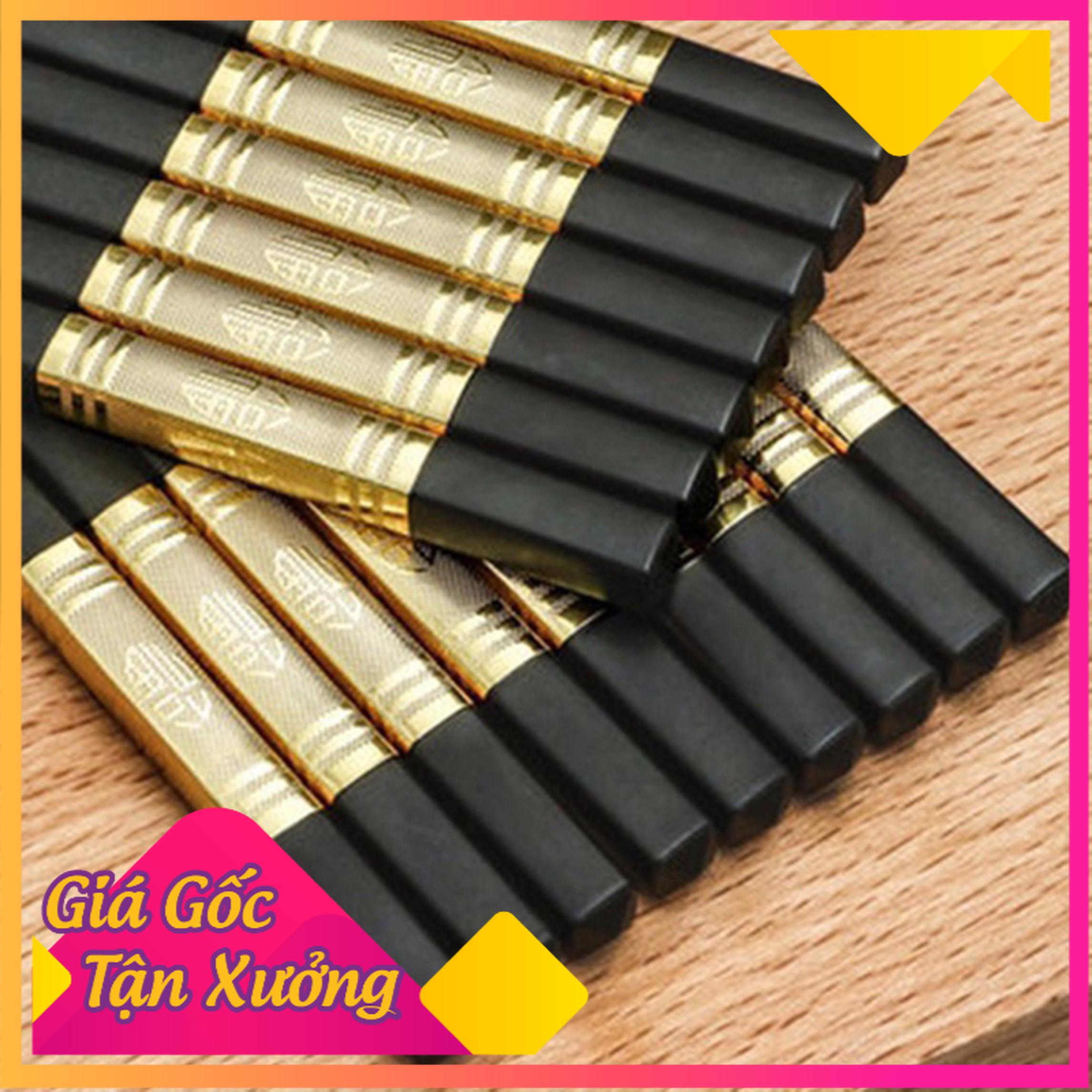 Đôi đũa hợp kim mạ vàng cao cấp b017