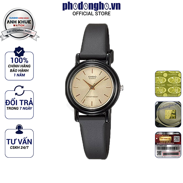 Đồng hồ nữ dây nhựa casio anh khuê lq-139emv-9aldf