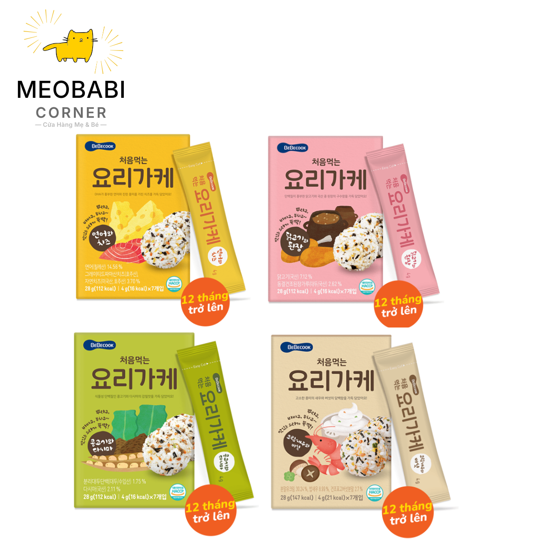 Gia vị rắc cơm Bebecook cho bé từ 12 tháng