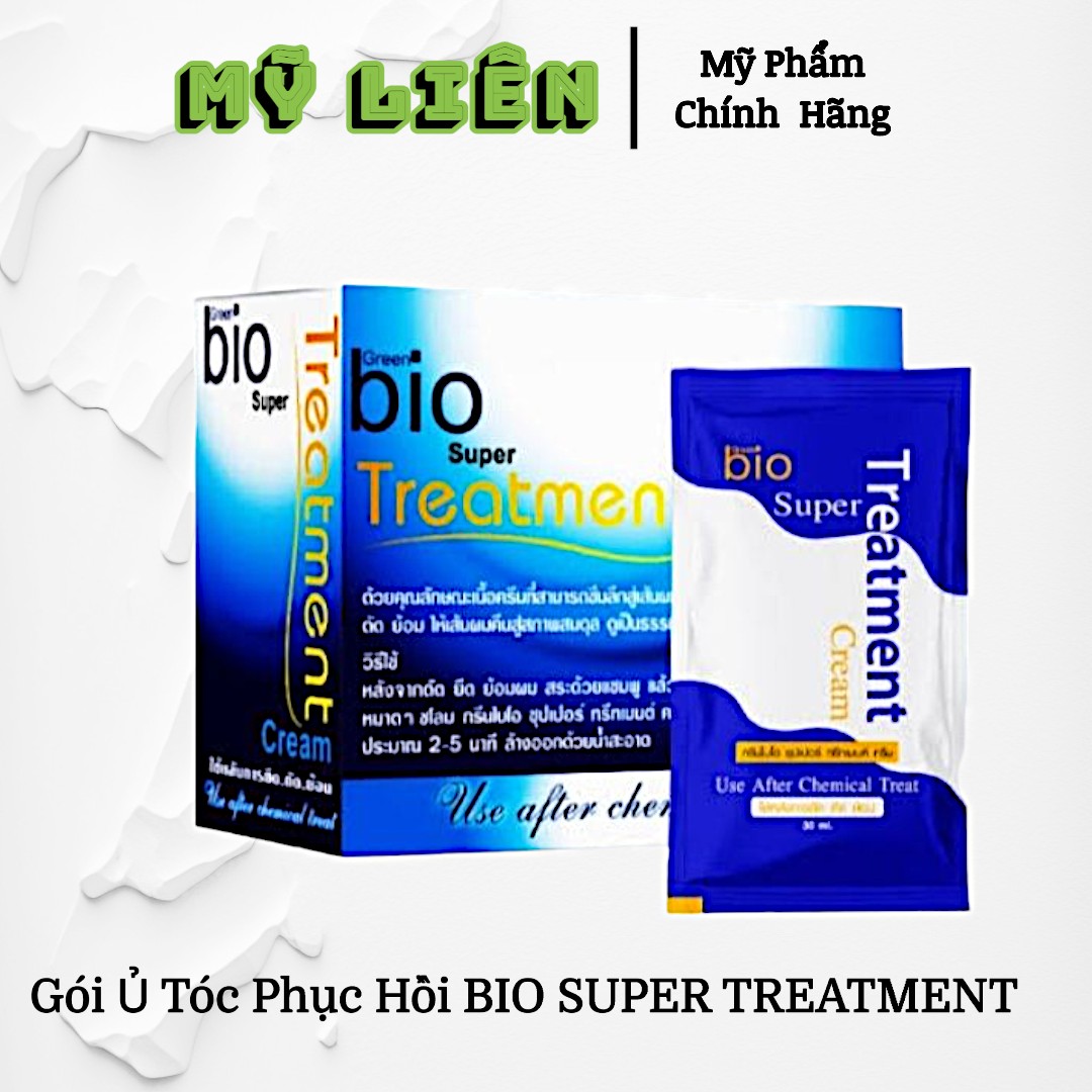 LẺ 01 GÓI Ủ Tóc Phục Hồi BIO SUPER TREATMENT 30g - Thái Lan
