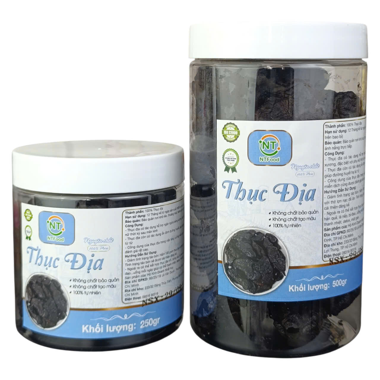 Thục Địa NTFood Loại 1  - Dùng để hầm, nấu nước sâm - Nhất Tín Food
