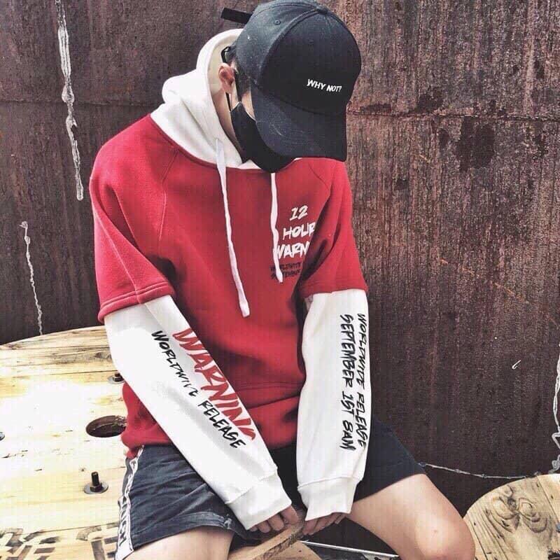 Áo hoodie nam in phối màu cực đẹp