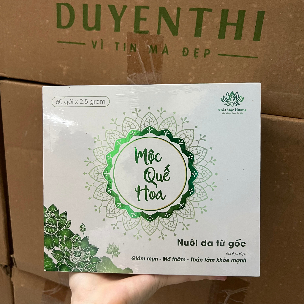 Mộc quế hoa dạng cốm bách y sâm nhất mộc hương - hộp 10 gói, 20 gói, 60 gói x 2.5g