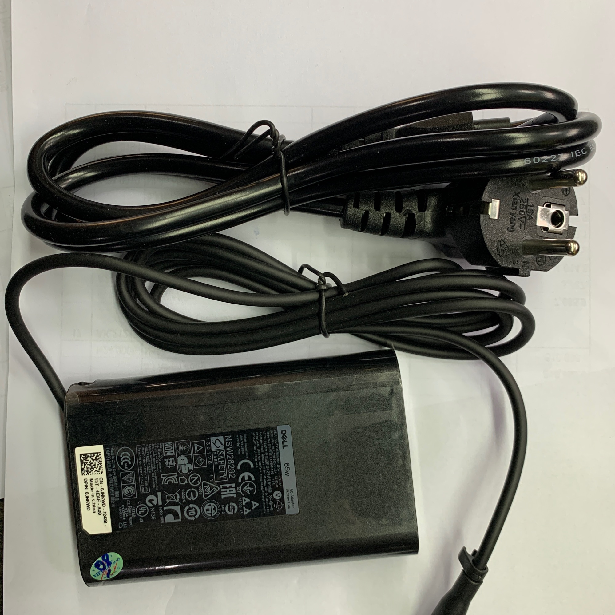 Sạc Dell Ovan 65w( chân kim nhỏ)