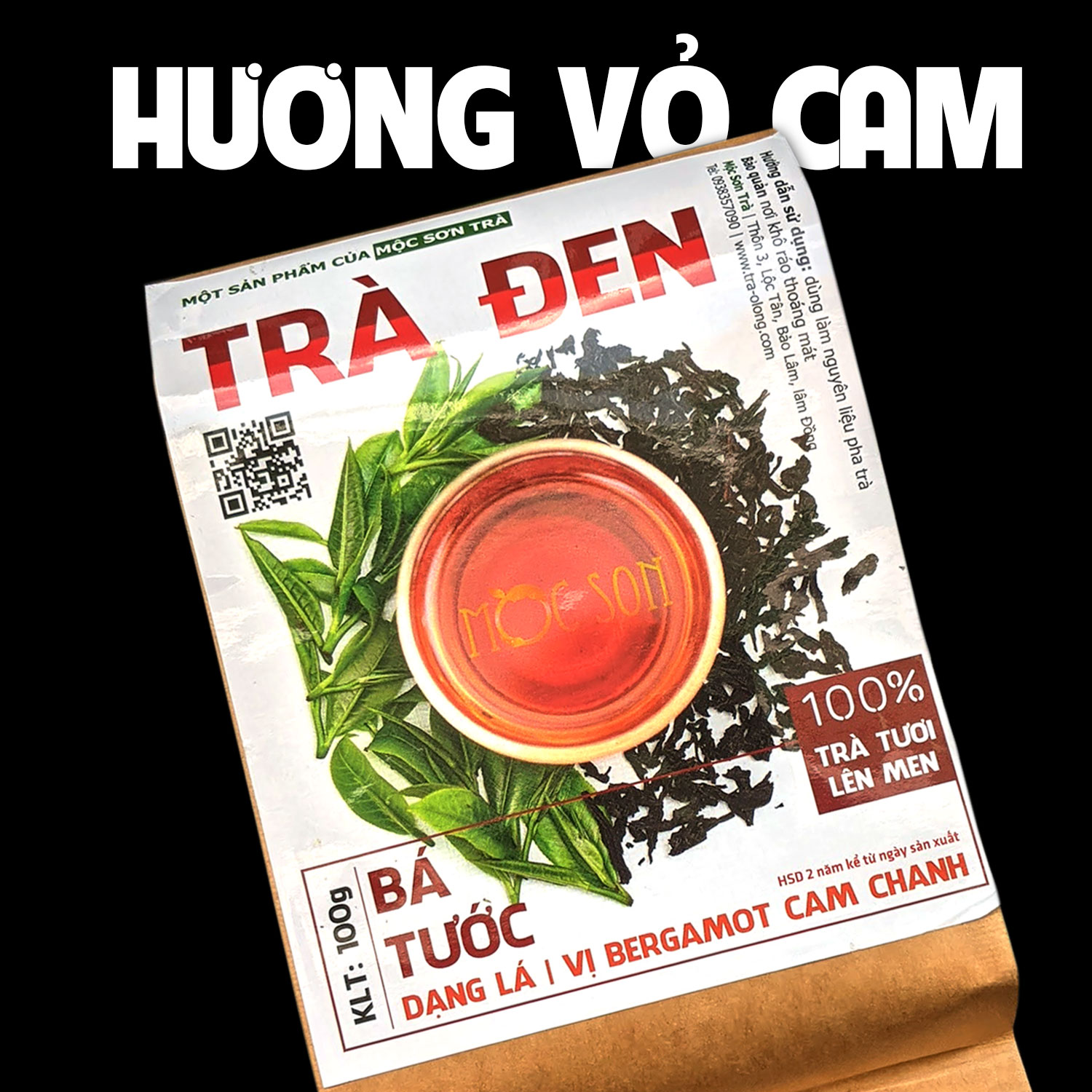 Trà Đen Hồng Trà Bá Tước Pha Trà Chanh Trà Tắc Mộc Sơn túi 100g 250g 500g Vị Trái Cây | Hương bergamot Cam Chanh | Pha Trà Tắc Trà Chanh Trà Sữa